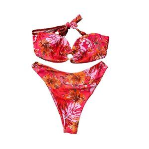 Floral Two-Piece Bikini – Size M – Excellent Condition